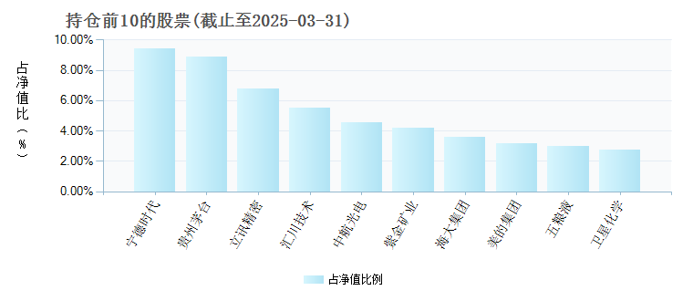 圆信永丰致优混合A008245年度的基金持仓图